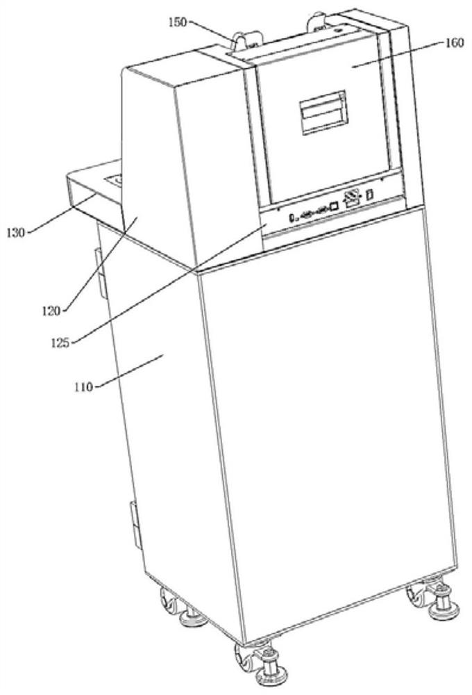 Protective cover mechanism and large-amount cash deposit machine thereof