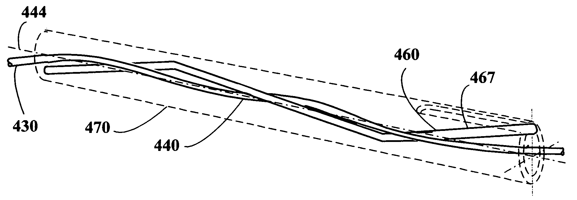 Helical fiber optic mode scrambler