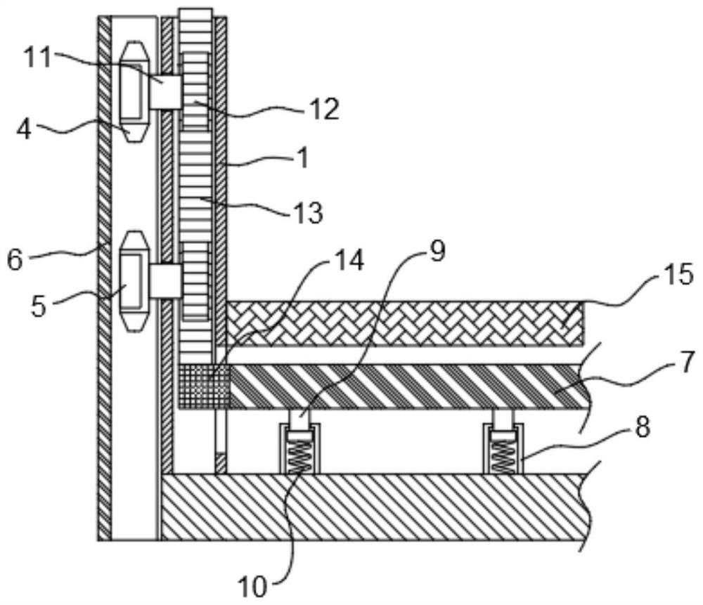 Elevator car safety protection mechanism