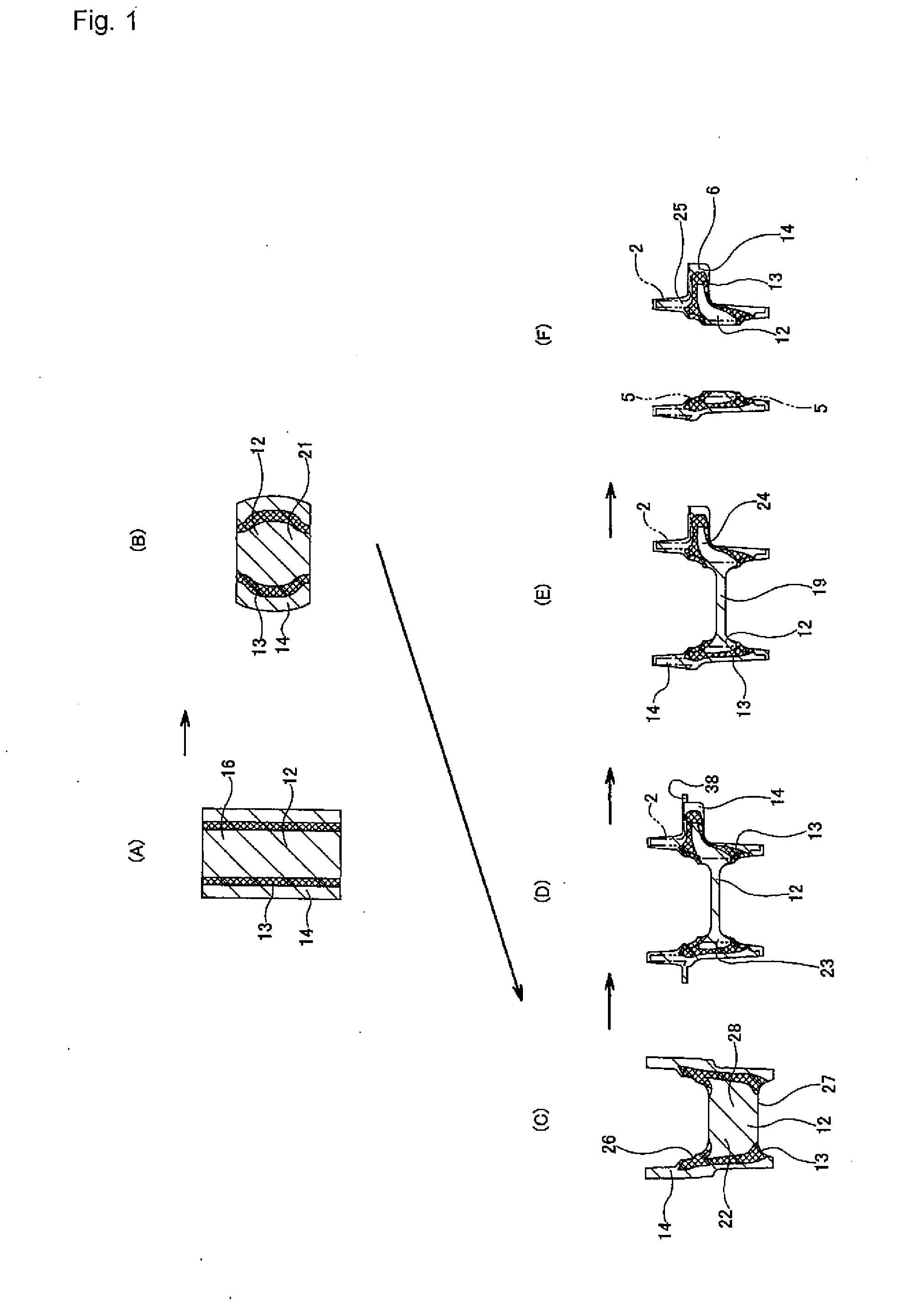 Method for manufacturing a bearing ring member