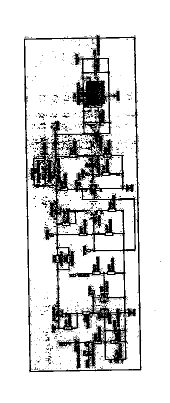 Garden machine with lithium battery status display unit circuit