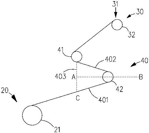 Conveying device, rubberizing device and conveying method