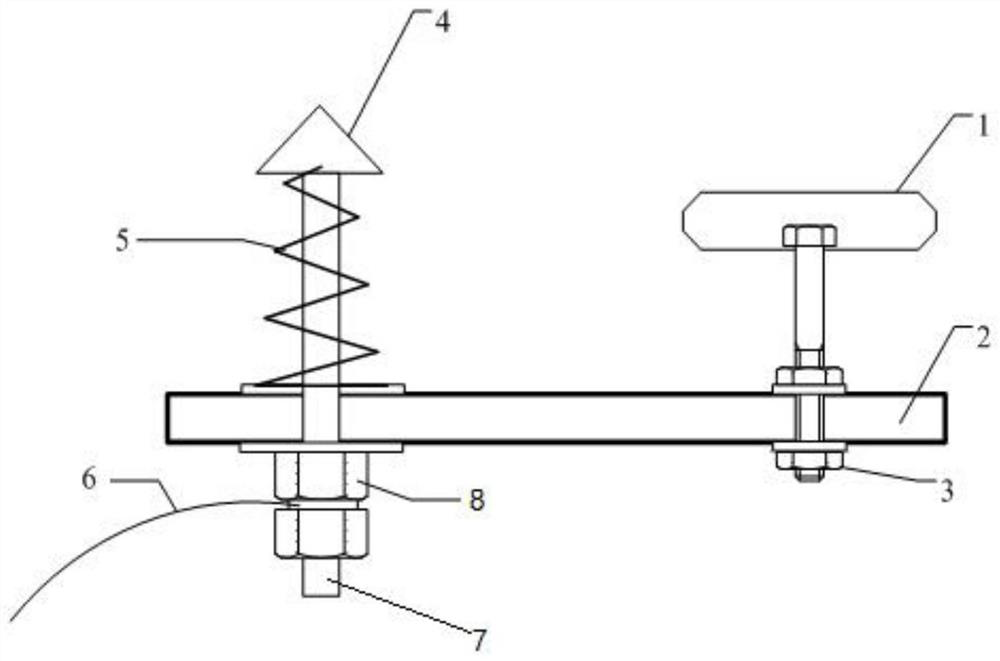 Simple electric welding machine secondary line and weldment lap joint device