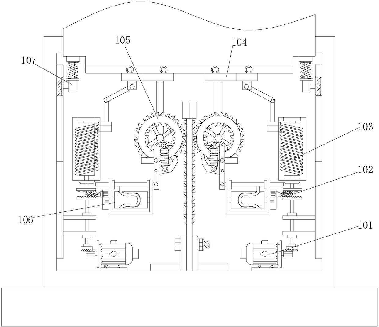 Lifting-type charging pile based on field of new energy