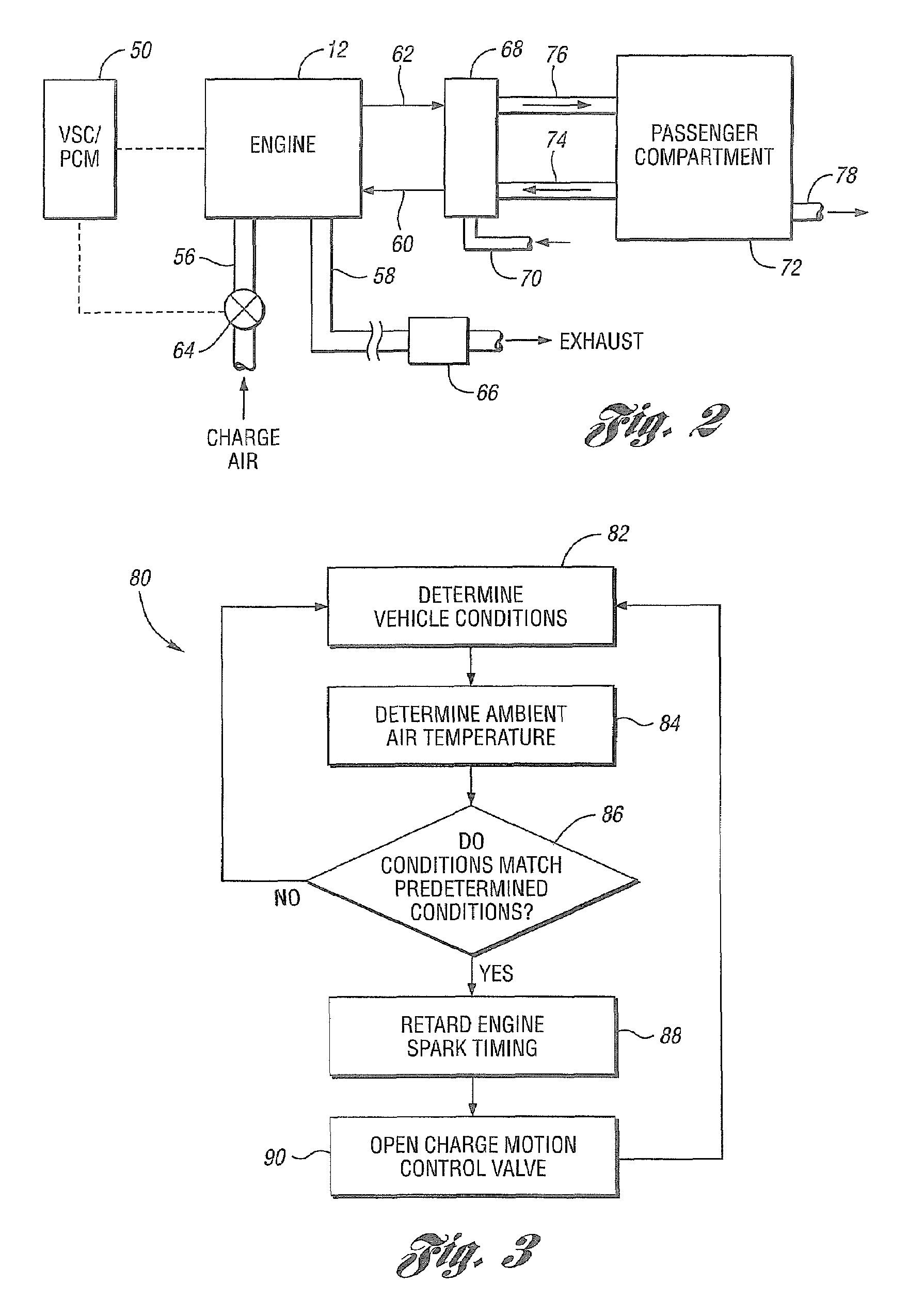 System and method for controlling an engine in a vehicle