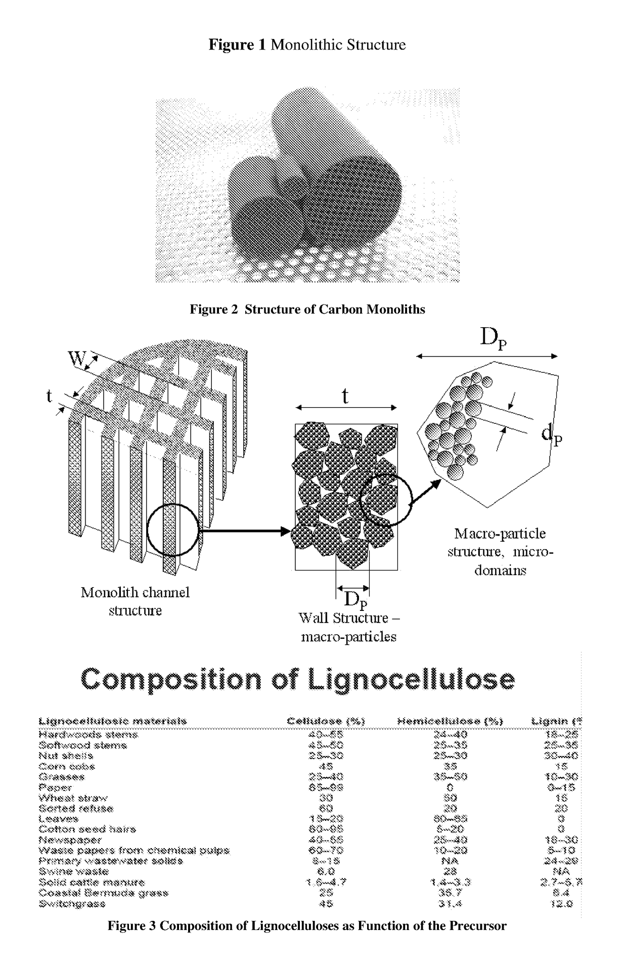 Shaped nanoporous bodies