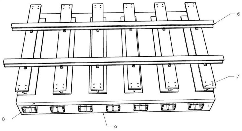 A method for laying double-track tracks on soft ground in double-arch water-rich tunnels