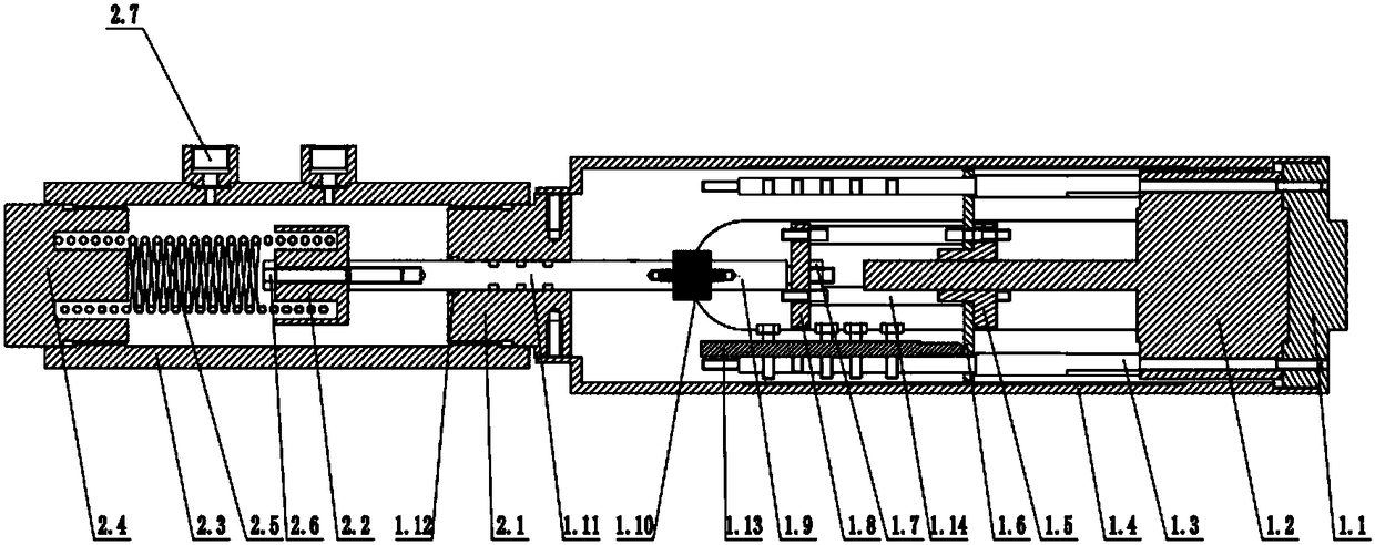 Throat bolt type variable thrust solid rocket engine ground testing device