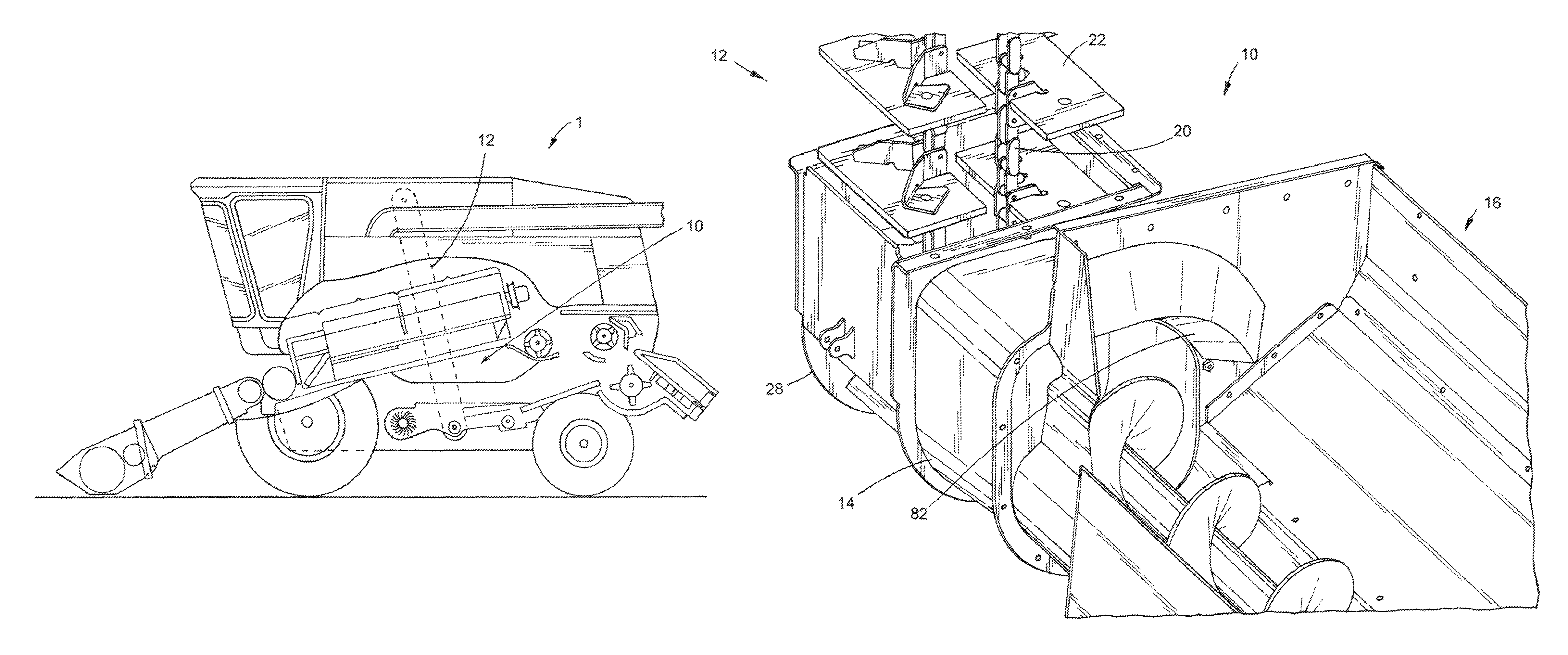 Grain conveyor for a combine harvester