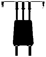 Variable thermal conductivity compound mold for thin-walled aluminum alloy casting and preparation process