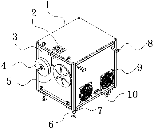 Wool fabric knitting machine traction device