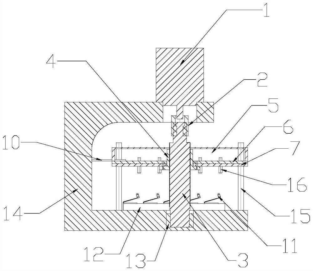 Automatic detection device for mass elastic elements