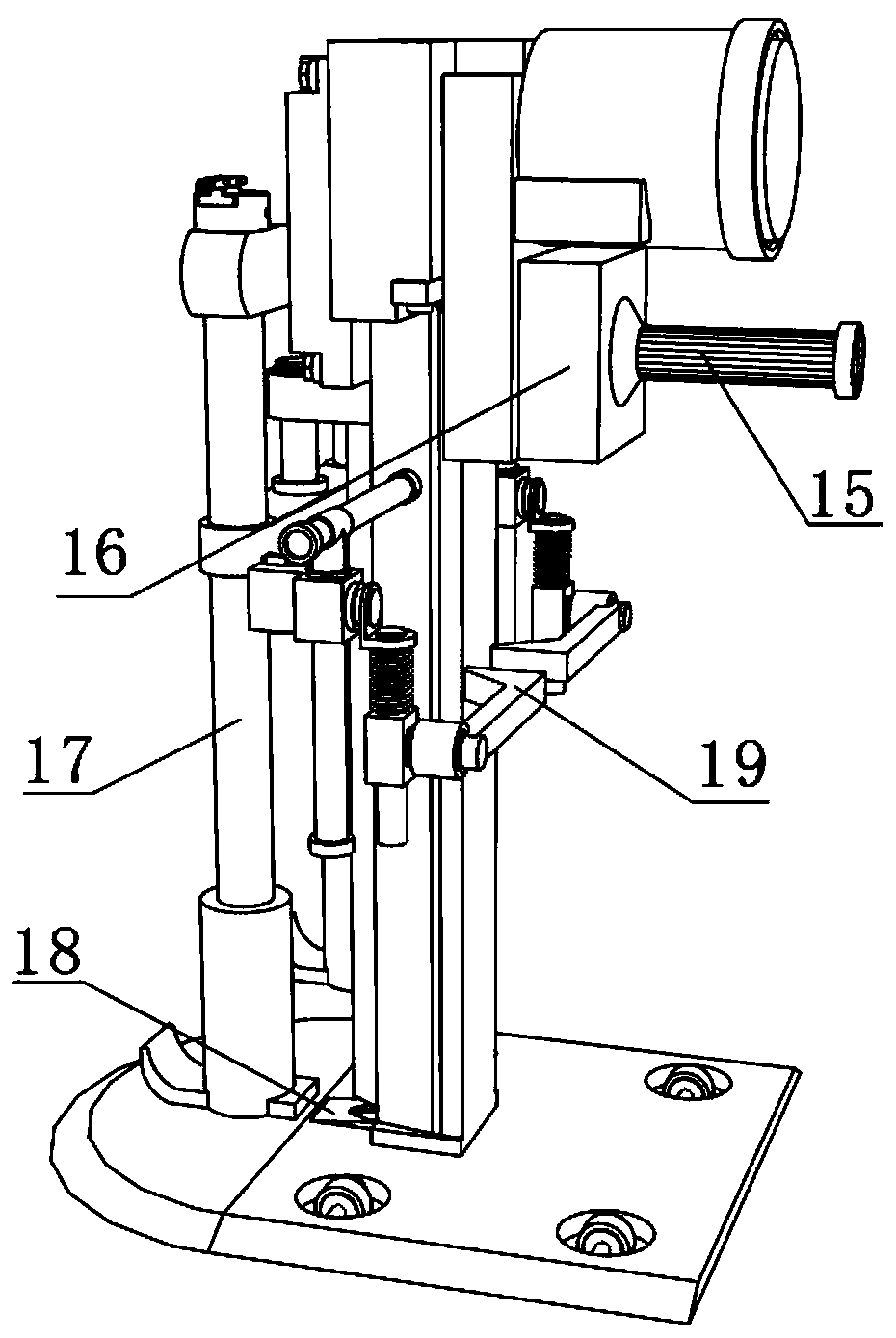 Cloth cutting device for clothing manufacture