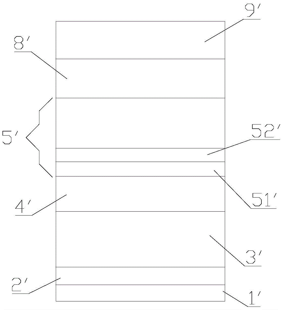 LED epitaxial layer structure, LED epitaxial layer growing method and LED chip with LED epitaxial layer structure