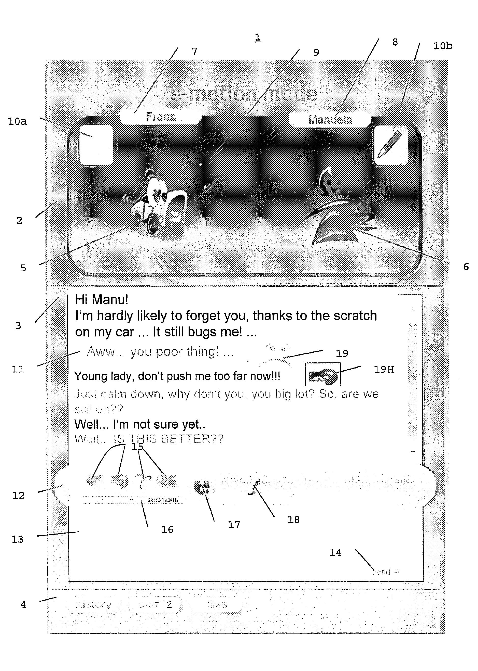 Method and System for Telecommunication with the Aid of Virtual Control Representatives