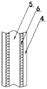 Sound insulation protection baffle for road construction