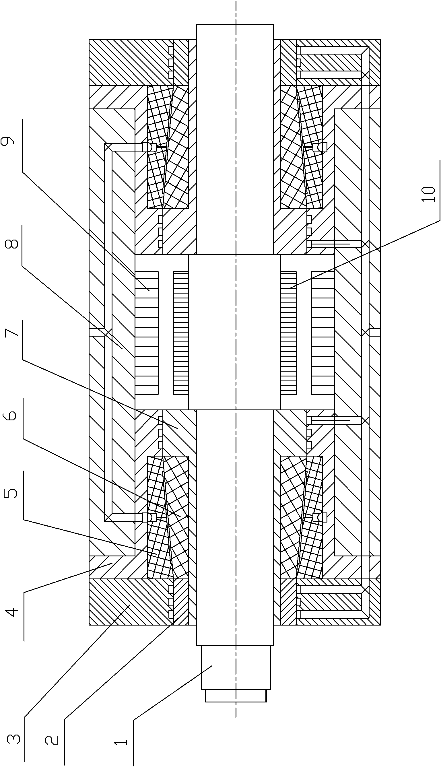 Hydro-hybrid ceramic main shaft device