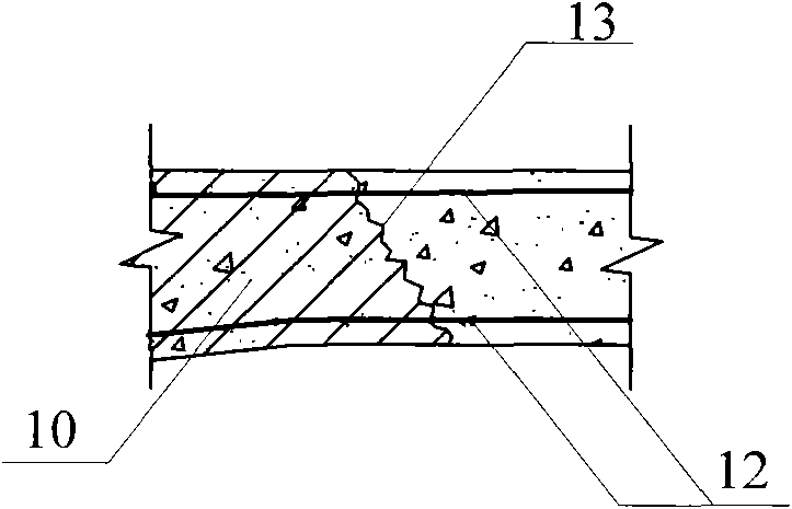 Method for widening steel-concrete combination