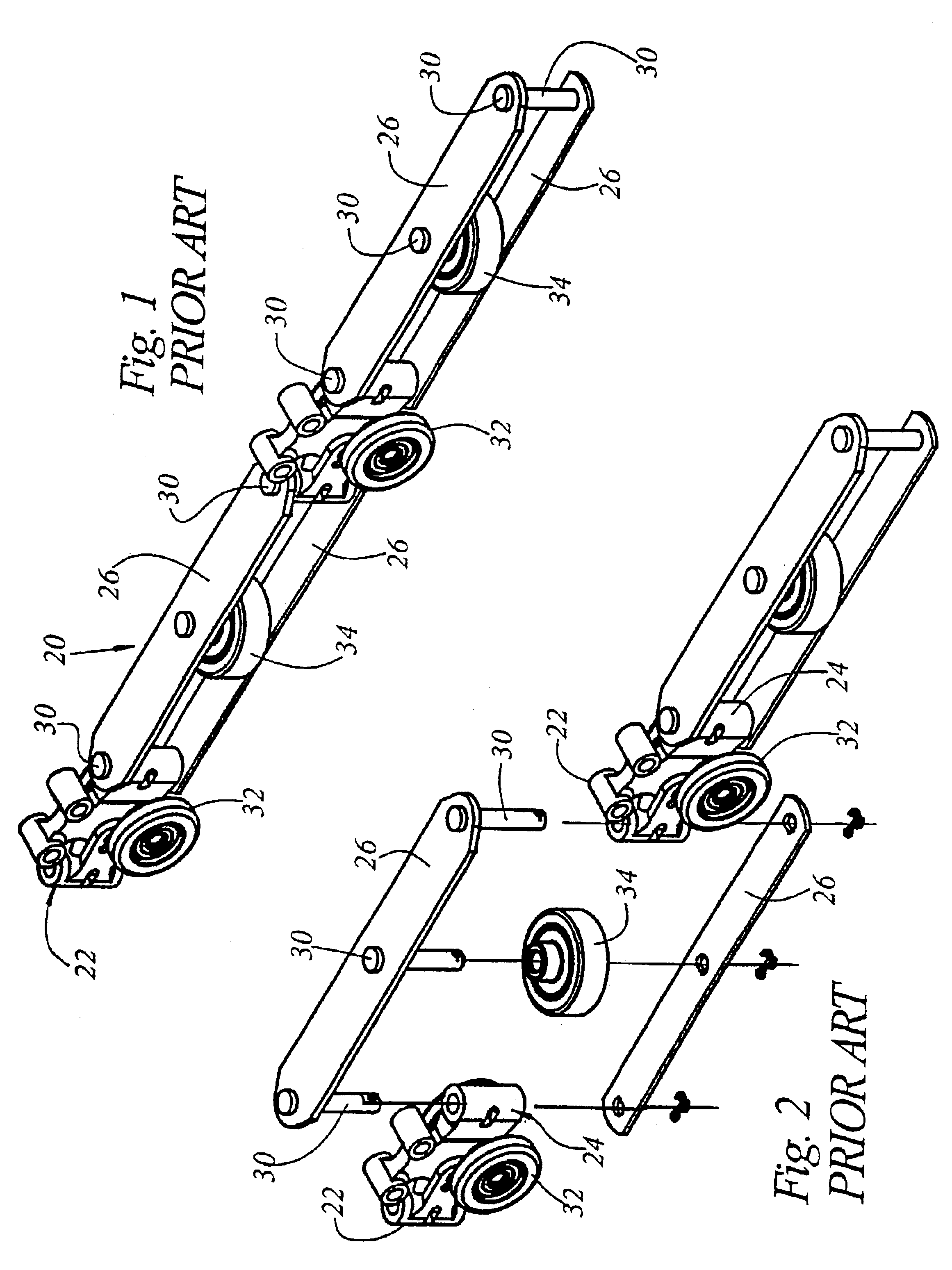 Conveyor for continuous proofing and baking apparatus