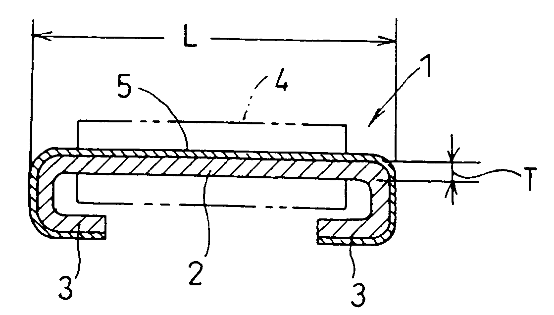 Chip resistor having low resistance and its producing method