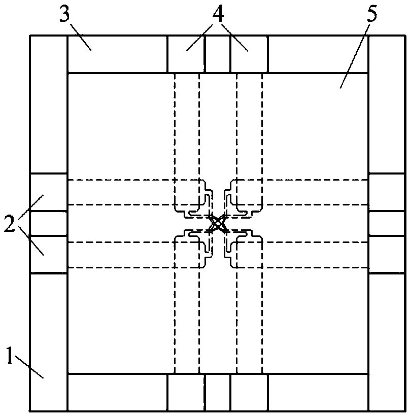 Micro-scale flexible composite ultrahigh pressure sensor and manufacturing method thereof