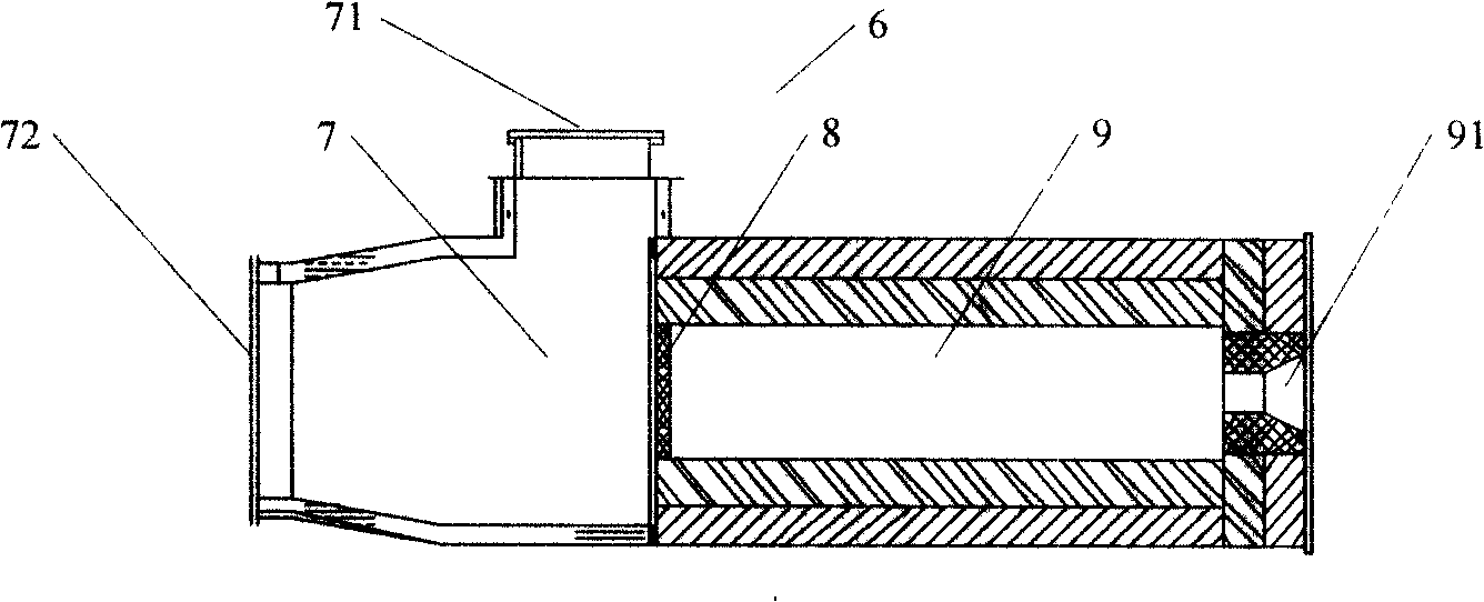 Gas type steam superheating device