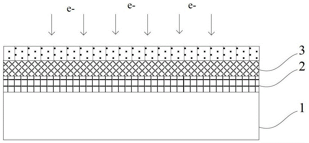 Electron beam exposure patterning method on an insulating substrate