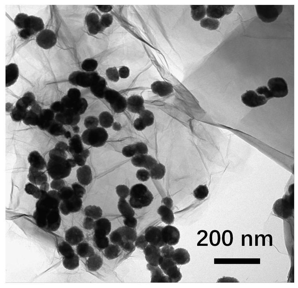 Barium titanate-graphene composite material as well as preparation method and application thereof