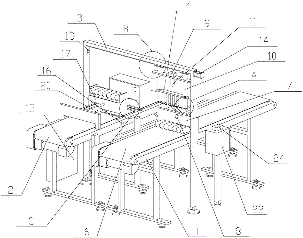 A fully automatic soft bottle packing machine and its packing method