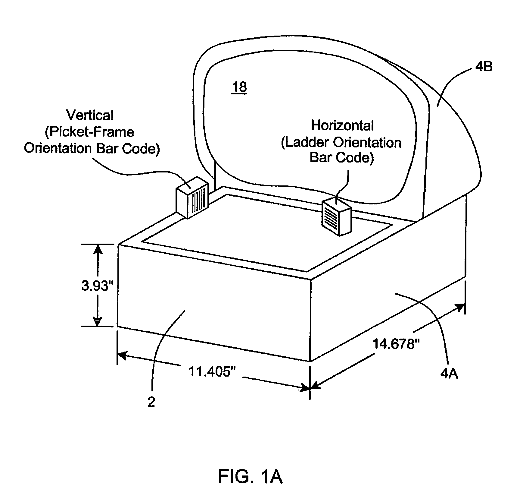 Bioptical laser scanner for six-sided 360° Pos-based scanning