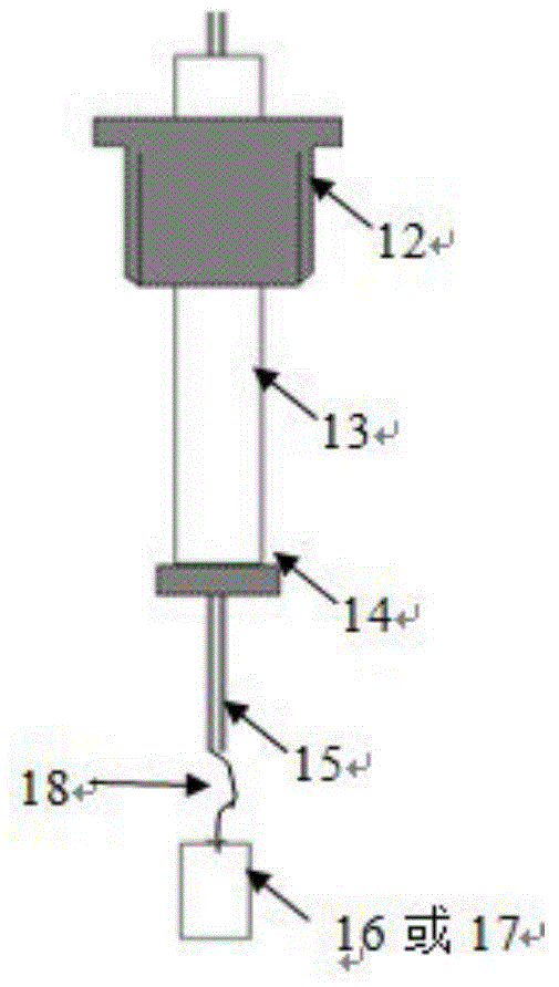 High temperature and high pressure corrosion electrochemical measuring device and measuring method