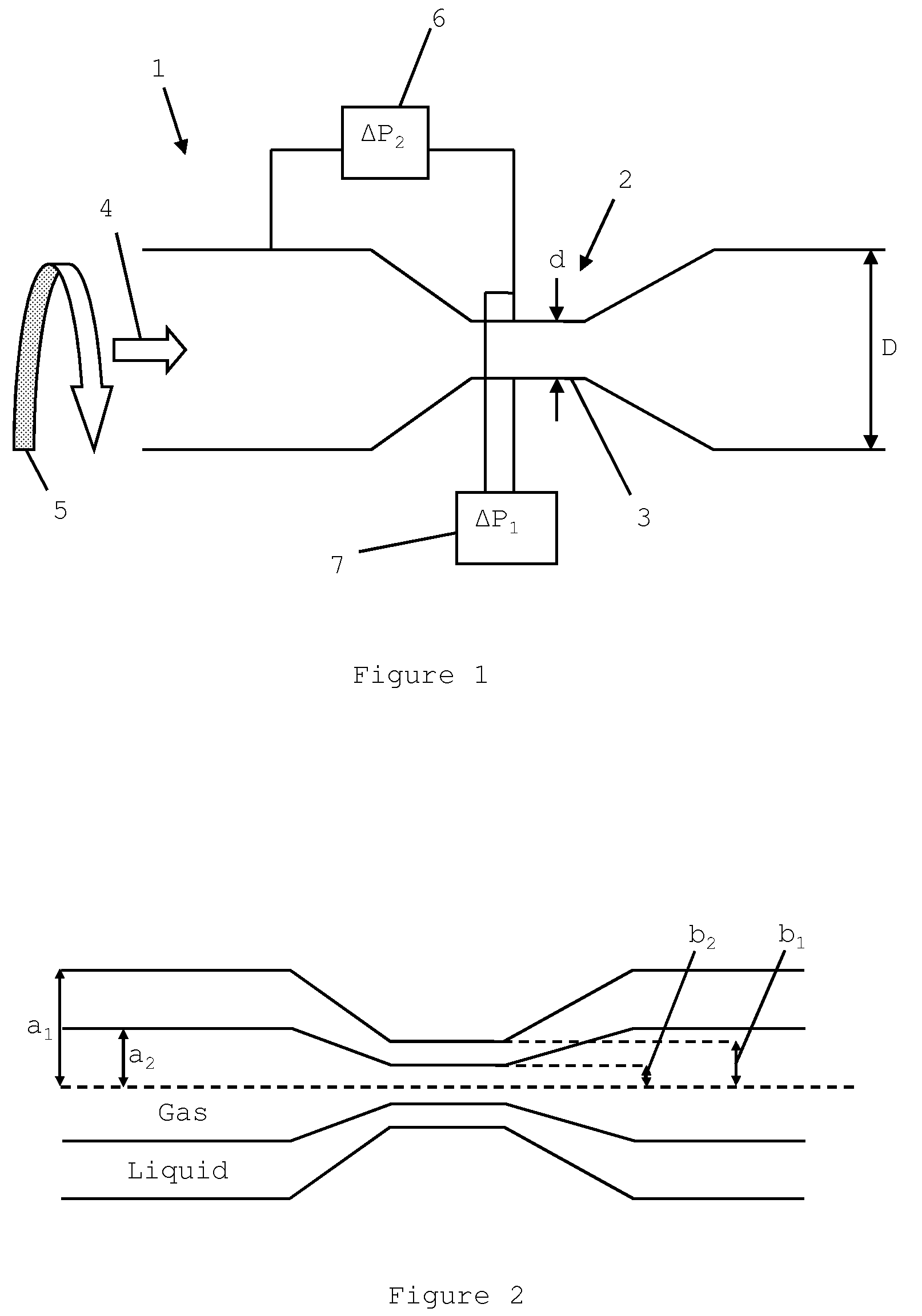 Determination of density for metering a fluid flow