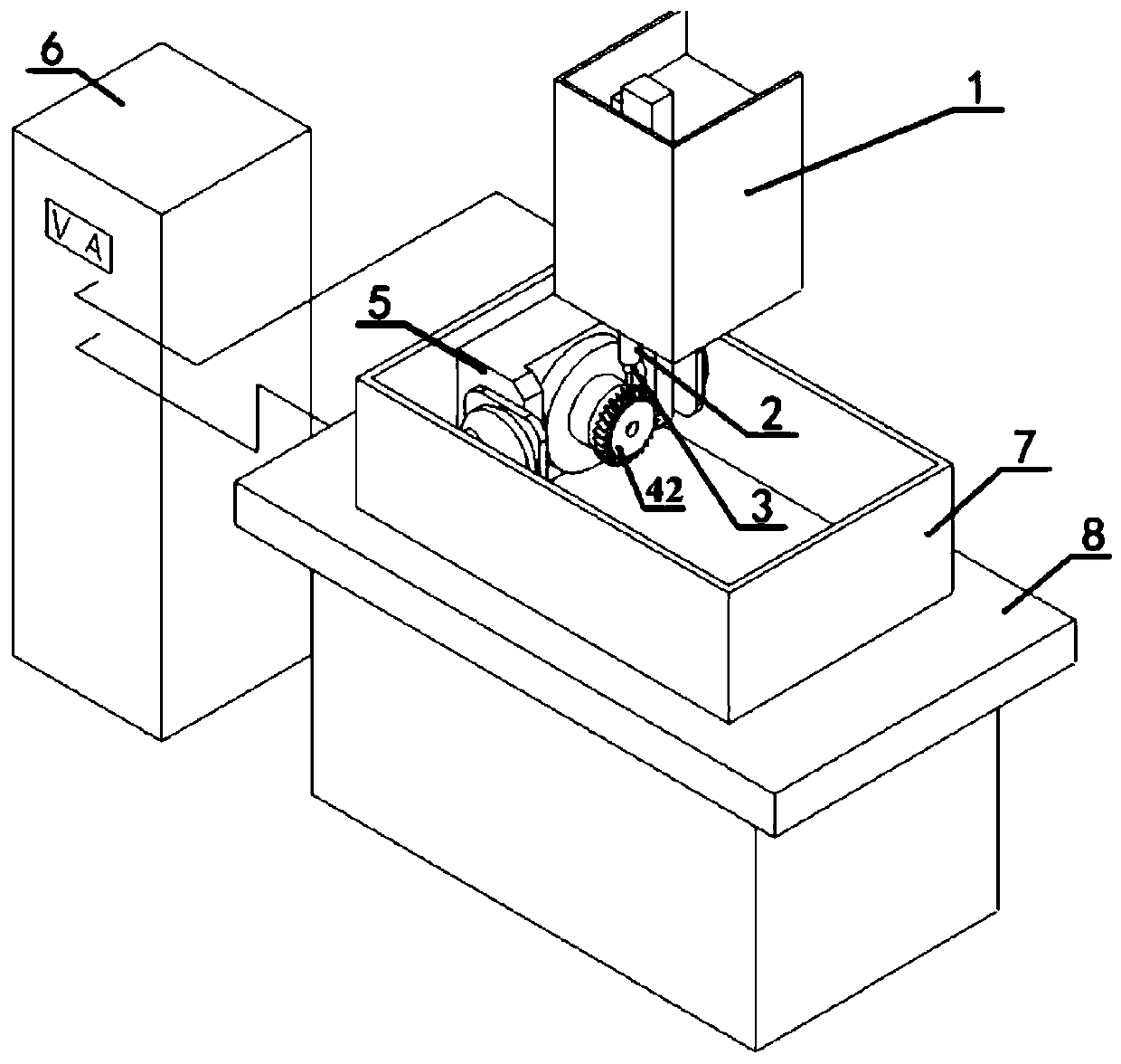 Leaf-disk-type part processing system and method based on arc discharge and milling combination