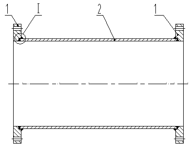 Reinforced high-pressure GIS (gas insulated switchgear) shell