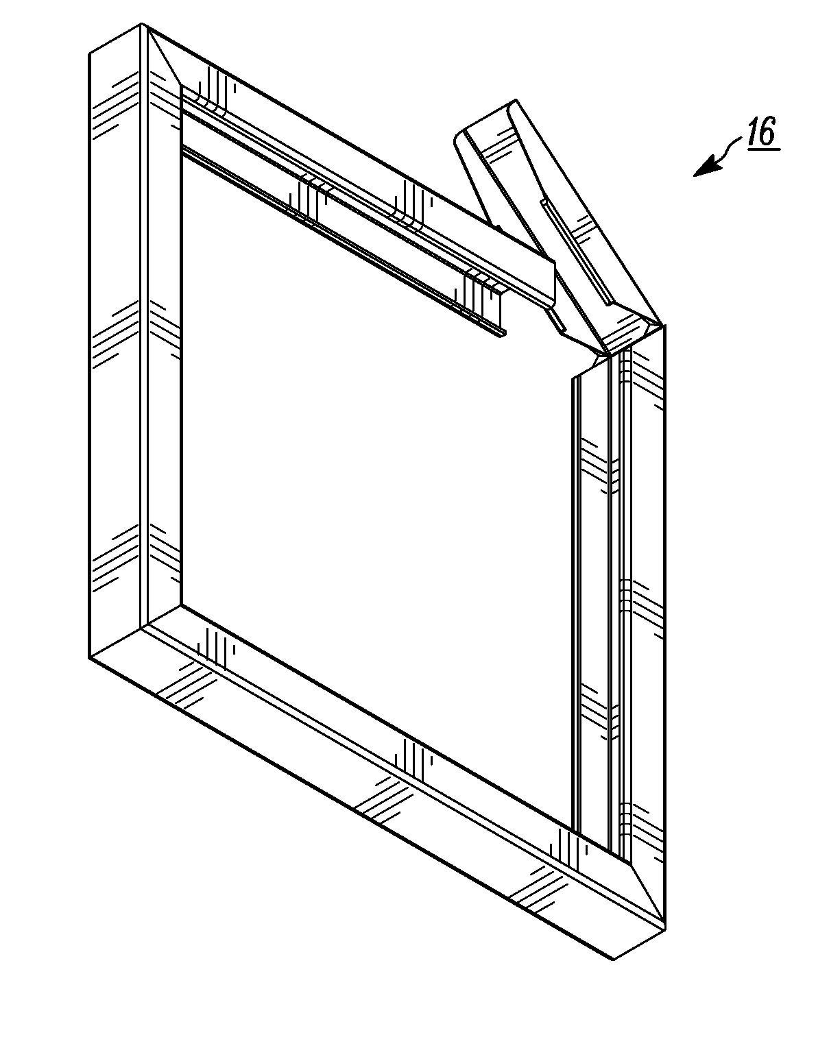 Spacer frame and method of making same