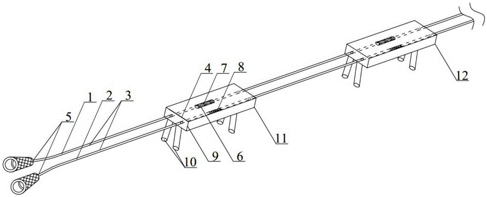 Fiber grating sensor insert for injection molding product detection and manufacturing method thereof