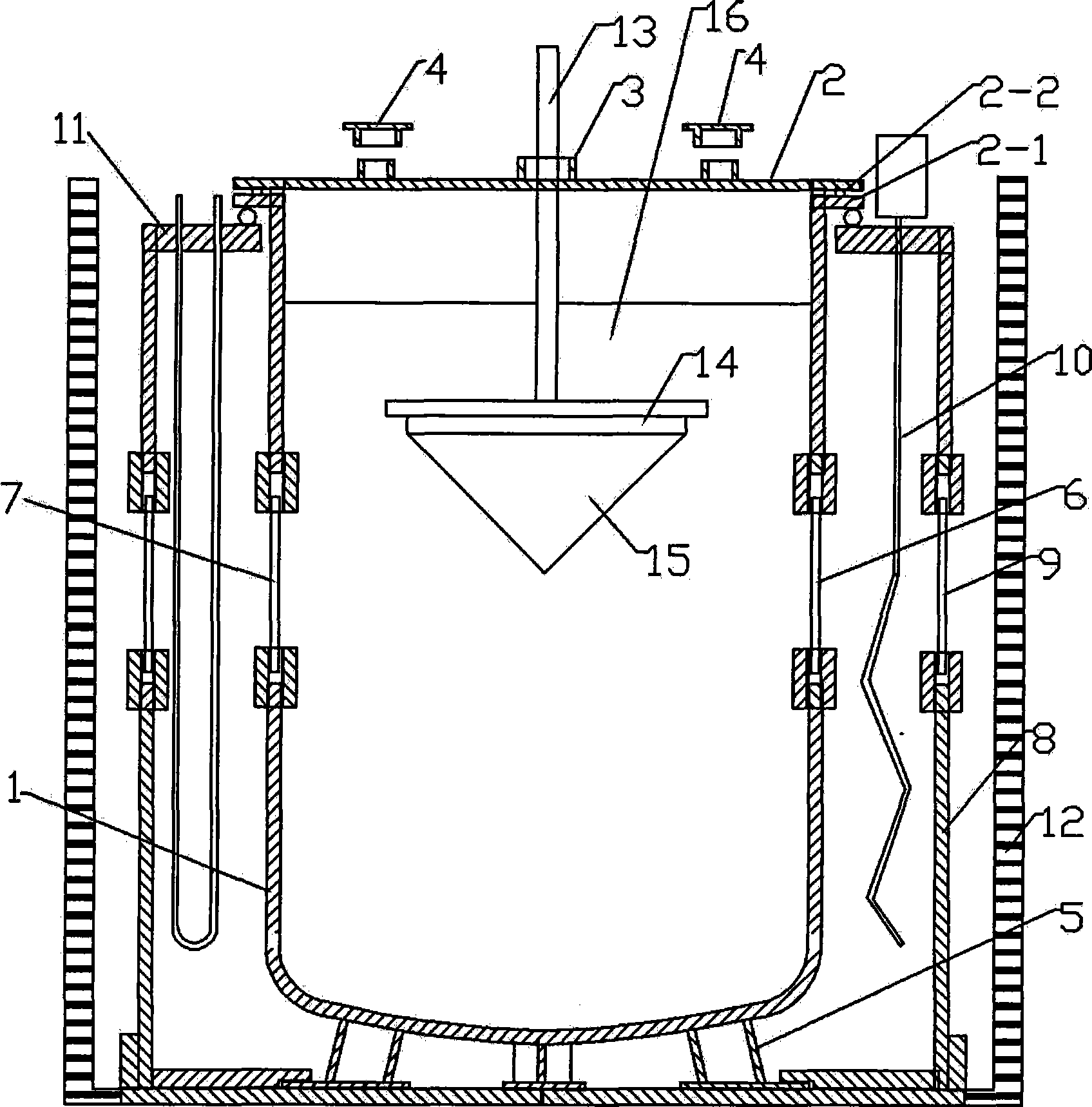 Single crystal growth method of monopotassium phosphate with large caliber and high quality