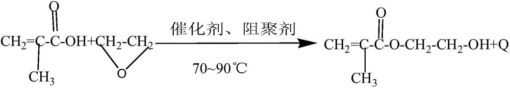 Preparation technique of high-purity hydroxyethyl methacrylate