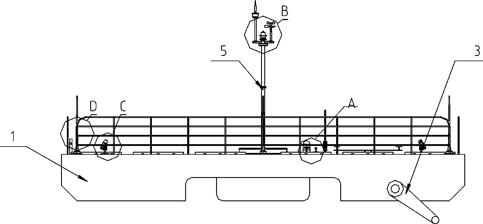 Float type high-frequency ground wave radar