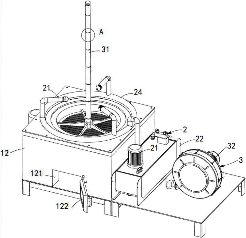 Automatic feeding and ash removing incinerator