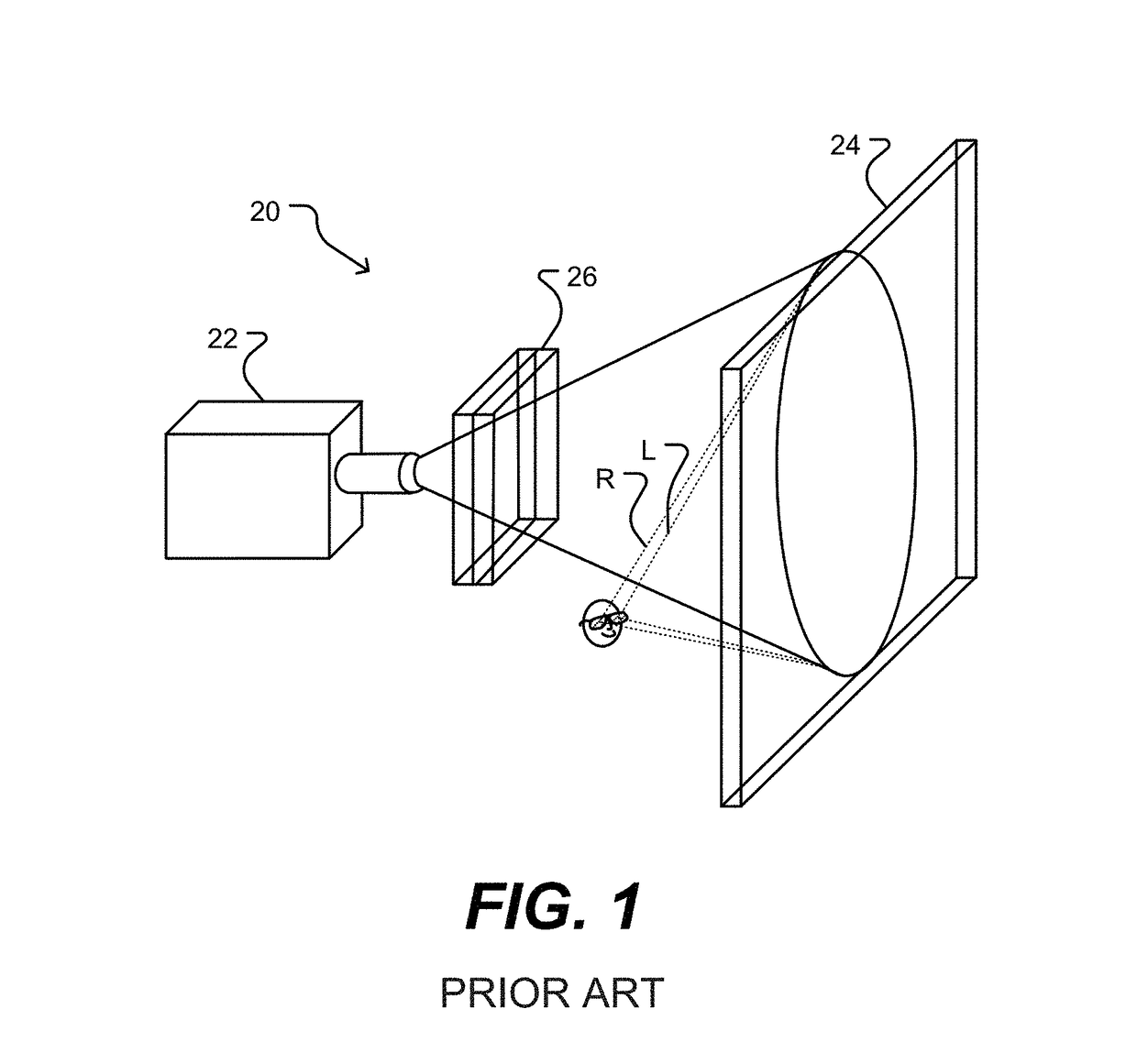 Method and apparatus for flicker reduction and contrast enhancement in 3D displays