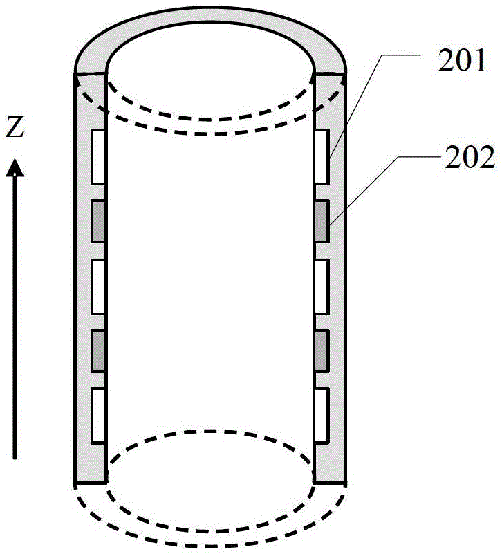 Oil and gas well flow imaging measurement method