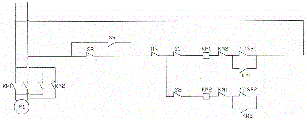 Cabinet-in/out control circuit for multifunctional electricity-verification and grounding trolley for centrally installed switchgear