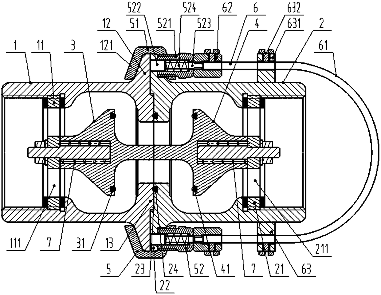 A pull-off valve