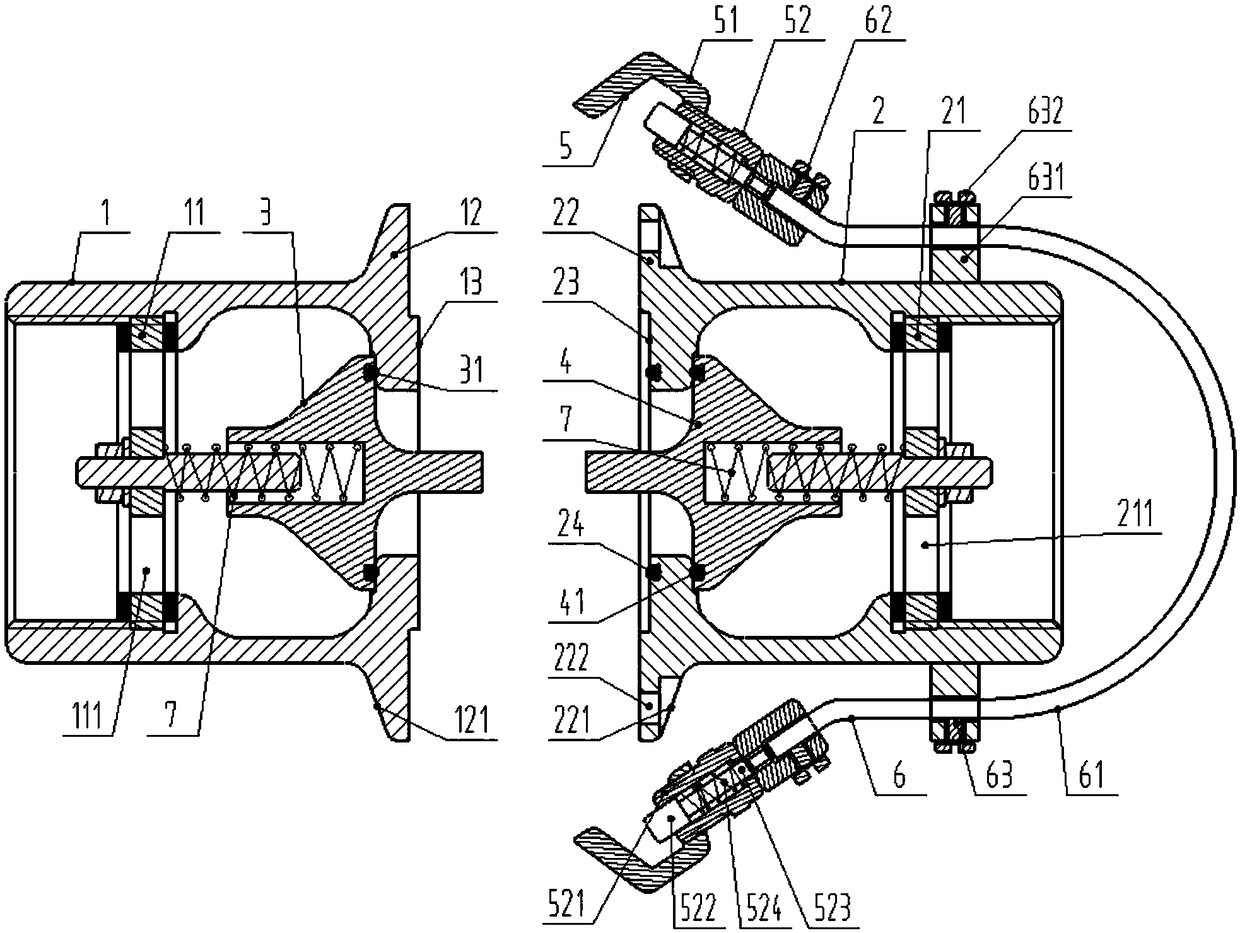 A pull-off valve