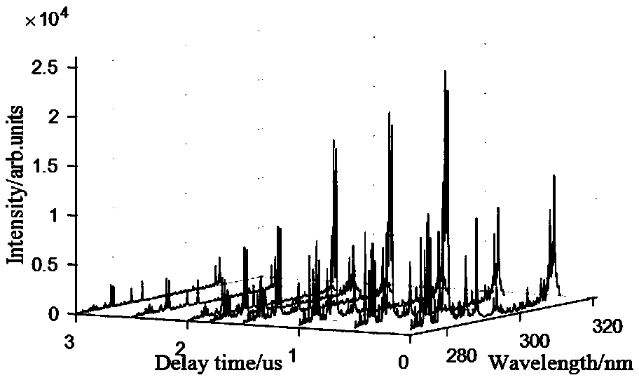 Breakdown spectrum and absorption spectrum combined measurement system and method