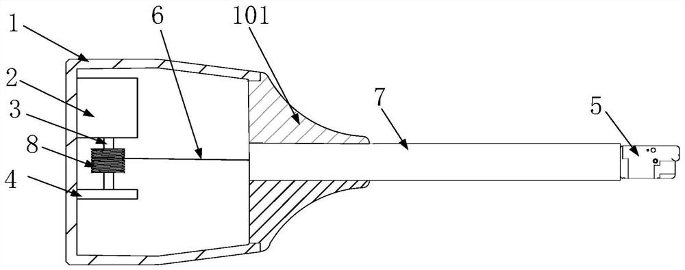 Wire-driven electric wound anastomat