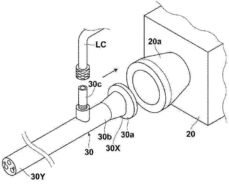 Fluorescent endoscopy apparatus