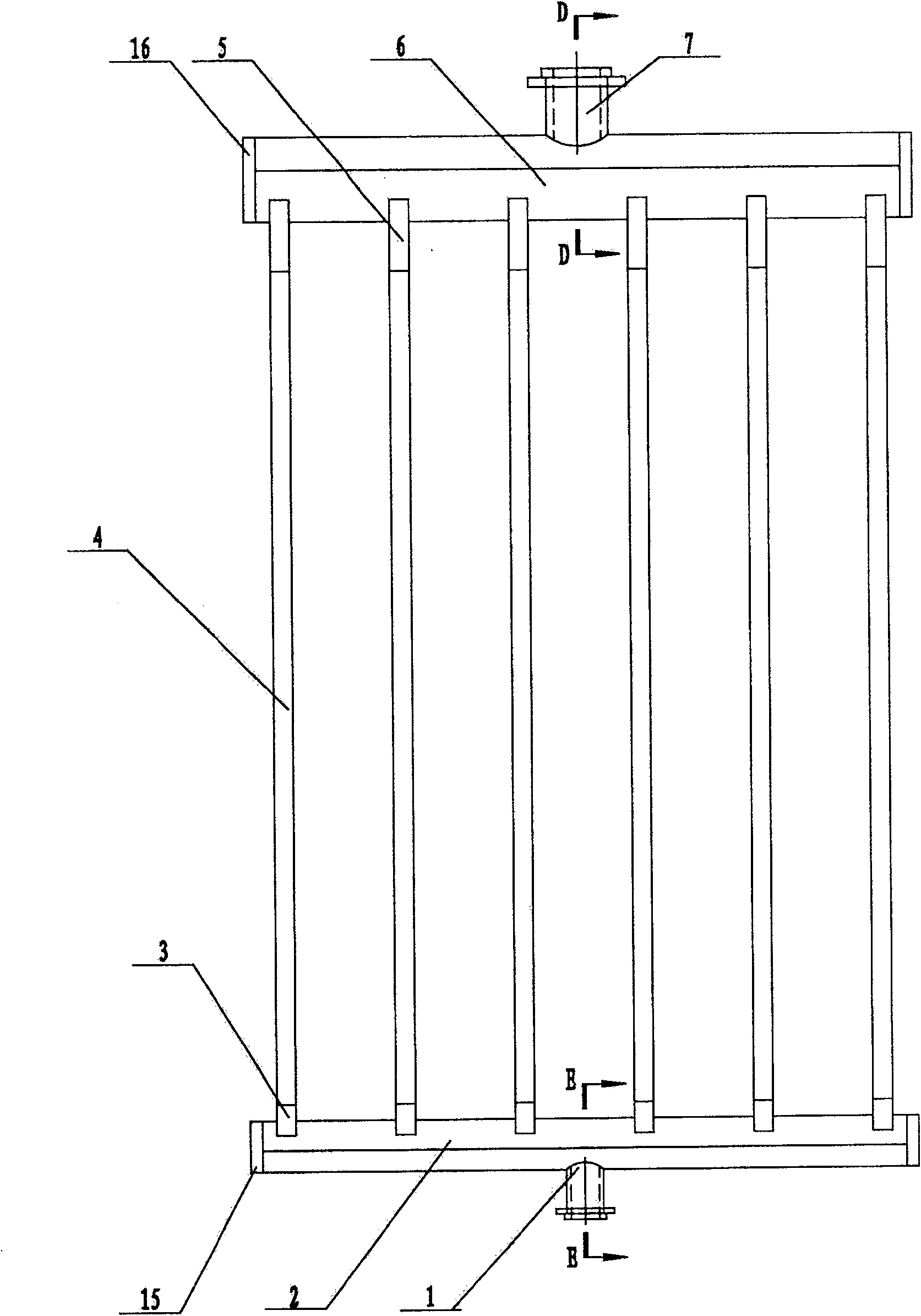 Plate type cold trap for freeze-dryer