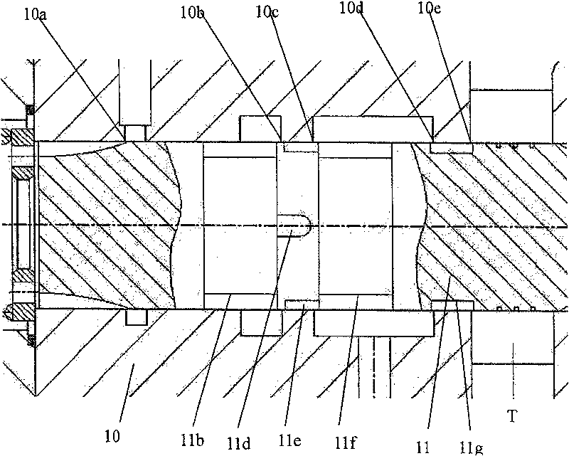 Meso position unloading type flux amplification valve